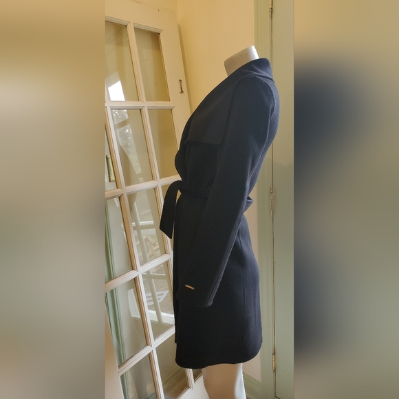 Tahari Wool Trench Coat - Picture 8 of 11